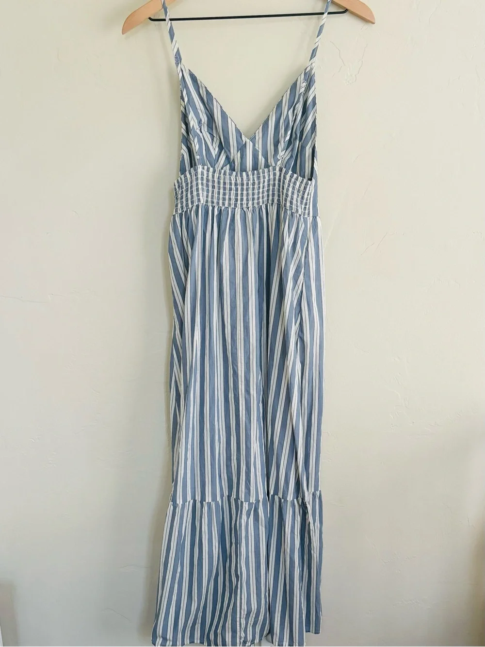 Universal Thread Women’s Pullover Maxi A-Line Dress Blue Striped Size XS NWT